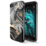 Чехол X-doria Revel Lux Case для Apple iPhone 7 (Black Swirl, пластиковый)