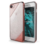 Чехол X-doria Revel Lux Case для Apple iPhone 7 (Pink Glitter, пластиковый)