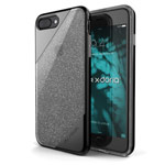 Чехол X-doria Revel Lux Case для Apple iPhone 7 plus (Black Glitter, пластиковый)