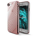 Чехол X-doria Revel Lux Case для Apple iPhone 7 (Rose Gold Rays, пластиковый)
