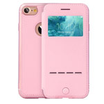 Чехол G-Case Sense Series для Apple iPhone 7 (розовый, кожаный)