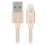 USB-кабель Seedoo Zeal Series (Lightning, золотистый, 1 м, MFi)