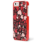 Чехол X-doria Dash Icon Case для Apple iPhone 5 (Fluttering Hearts, матерчатый)