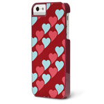 Чехол X-doria Dash Icon Case для Apple iPhone 5 (Rising Hearts, матерчатый)