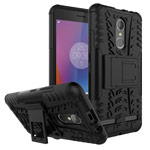 Чехол Yotrix Shockproof case для Lenovo K6 (черный, пластиковый)