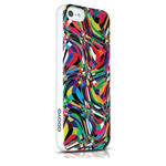 Чехол Odoyo Cuben Case для Apple iPhone 5 (Twisted Geometry, пластиковый)