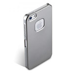 Чехол Momax Ultra Tough Shiny Series Case для Apple iPhone 5 (серебристый, пластиковый)