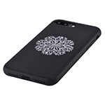 Чехол Devia Flower Embroidery case для Apple iPhone 7 plus (черный, кожаный)