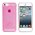 Чехол Dexim AOU Fashion для Apple iPhone 5 (розовый, гелевый)