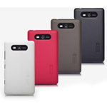 Чехол Nillkin Hard case для Nokia Lumia 820 (черный, пластиковый)