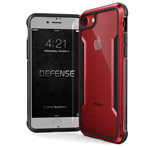 Чехол X-doria Defense Shield для Apple iPhone 8 (красный, маталлический)