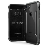 Чехол X-doria Defense Shield для Apple iPhone 8 (черный, маталлический)