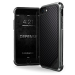 Чехол X-doria Defense Lux для Apple iPhone 8 (Black Carbon, маталлический)