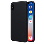 Чехол Nillkin Hard case для Apple iPhone X (черный, пластиковый)