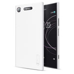 Чехол Nillkin Hard case для Sony Xperia XZ1 (белый, пластиковый)