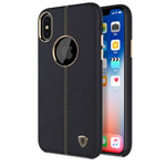 Чехол Nillkin Englon Leather Cover для Apple iPhone X (черный, кожаный)