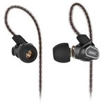 Наушники Remax Dual Moving-Coil Earphone RM-580 (черные, пульт/микрофон, 6 мм x 2 шт)