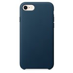 Чехол Yotrix SnapCase Premuim для Apple iPhone 8 (синий, кожаный)