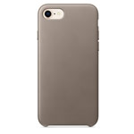 Чехол Yotrix SnapCase Premuim для Apple iPhone 8 (серый, кожаный)