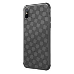 Чехол Nillkin Weave case для Apple iPhone X (черный, гелевый)