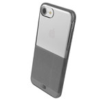 Чехол X-doria Dash case для Apple iPhone 8 (серый, кожаный)