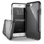 Чехол X-doria Defense Clear для Apple iPhone 8 plus (черный, пластиковый)
