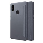 Чехол Nillkin Sparkle Leather Case для Xiaomi Mi 8 SE (темно-серый, винилискожа)