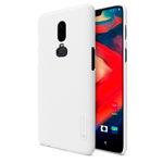 Чехол Nillkin Hard case для OnePlus 6 (белый, пластиковый)