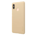 Чехол Nillkin Hard case для Xiaomi Mi Max 3 (золотистый, пластиковый)