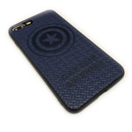 Чехол Marvel Avengers Leather case для Apple iPhone 8 plus (Captain America, кожаный)