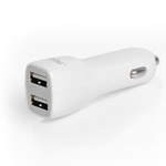 Зарядное устройство Umiqu Dual USB Car Charger для Apple iPhone/iPod/iPad (автомобильное, 2A, 2 x USB, 30-pin)