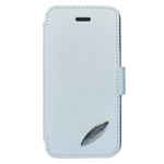 Чехол Discovery Buy Fence Style Case для Apple iPhone 5 (белый, кожанный)