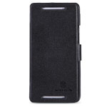 Чехол Nillkin Side leather case для HTC One dual sim 802t (черный, кожанный)