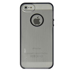 Чехол Discovery Buy Fashion City Case для Apple iPhone 5 (черный полупрозрачный, пластиковый)