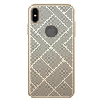 Чехол Nillkin Air case для Apple iPhone XS max (золотистый, пластиковый)