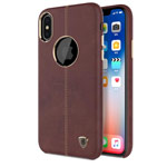 Чехол Nillkin Englon Leather Cover для Apple iPhone XS max (коричневый, кожаный)