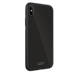 Чехол Nillkin Tempered Plaid case для Apple iPhone XS max (черный, гелевый/стеклянный)