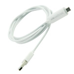 USB-кабель Discovery Buy USB cable для HTC/Samsung/Nokia/LG (белый, microUSB, с подсветкой)