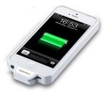 Чехол с батареей Momax iPower 5 для Apple iPhone 5 (белый, 2250 mAh, MFi)