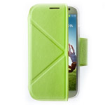 Чехол Momax The Core Smart Case для Samsung Galaxy S4 i9500 (зеленый, кожанный)