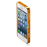 Чехол Momax Pro Frame для Apple iPhone 5 (золотистый, металлический)