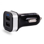 Зарядное устройство Momax XC USB Car Charger для Apple iPhone 5/iPad 4/iPad mini (автомобильное, Lightning, 2.1A, 2xUSB)