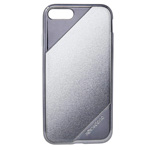 Чехол X-doria Revel Lux Case для Apple iPhone 7 plus (Silver Glitter, пластиковый)