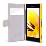 Чехол Nillkin Side leather case для Sony Xperia Z1 L39h (желтый, кожанный)