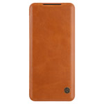 Чехол Nillkin Qin leather case для Samsung Galaxy S20 (коричневый, кожаный)