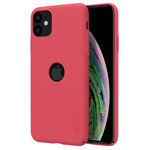 Чехол Nillkin Hard case для Apple iPhone 11 (красный, с отверстием, пластиковый)