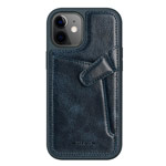 Чехол Nillkin Aoge case для Apple iPhone 12 mini (темно-синий, кожаный)