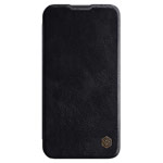 Чехол Nillkin Qin pro leather case для Apple iPhone 13 pro (черный, кожаный)