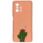 Чехол Yotrix ArtCase для Xiaomi 11T/11T pro (Hug Me Pink, гелевый)