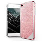 Чехол X-doria Defense Lux для Apple iPhone 8 (Crystal Pink, маталлический)